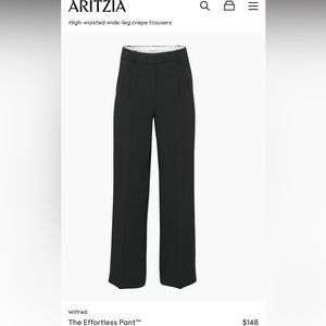 Aritzia Effortless Pant Size 10 Hemmed inseam 27”